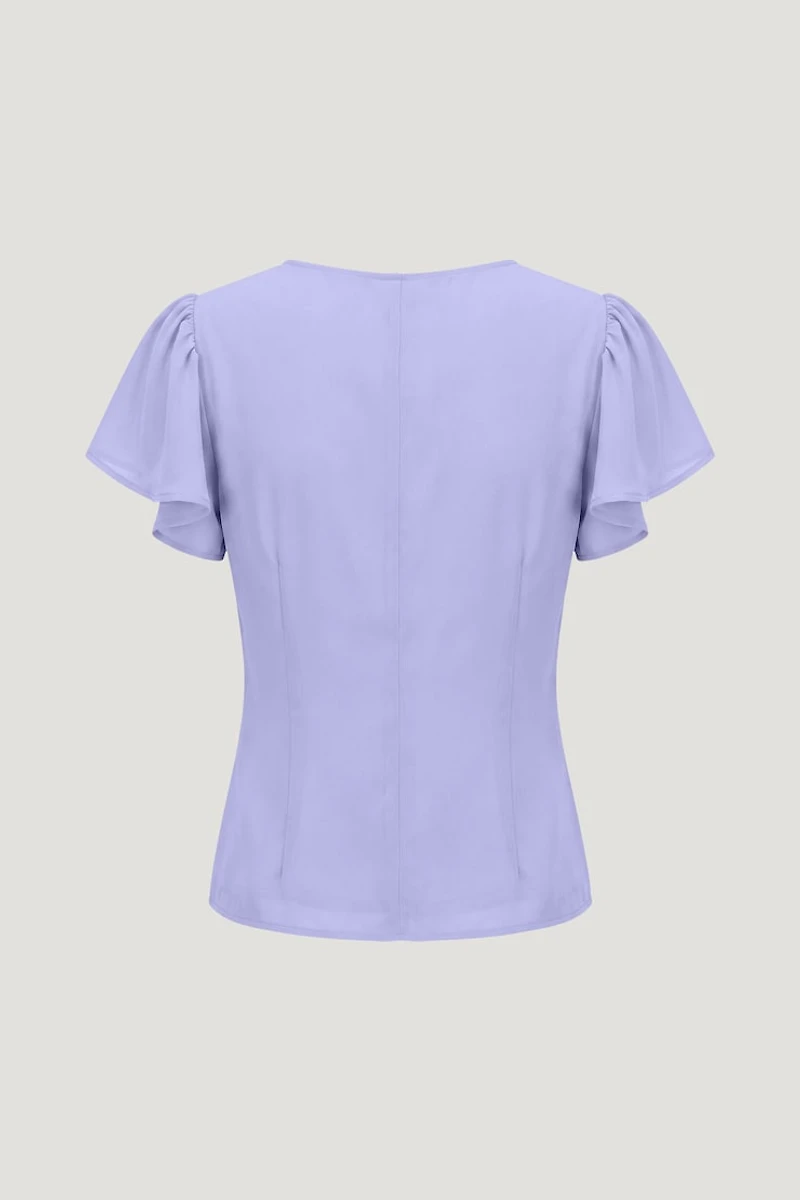 Flutter Sleeve Blouse