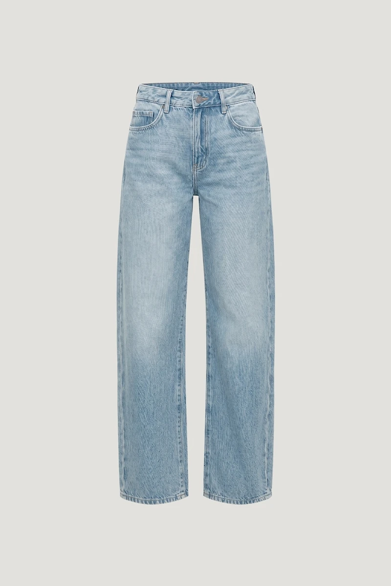 Kennedy High Rise Barrel Leg Jeans