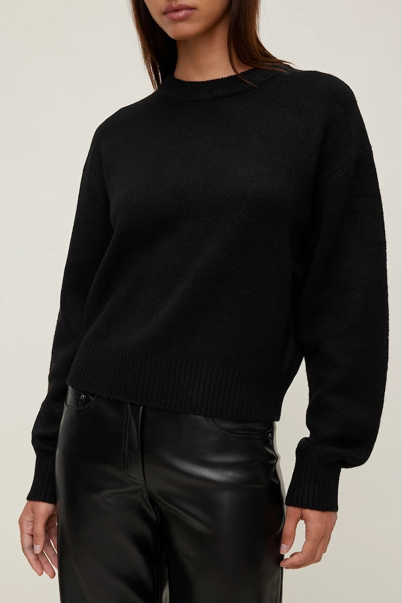Shrunken Crewneck Sweater