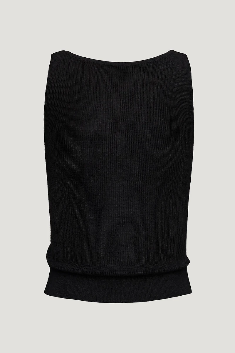 High Shine Sweater Tank Top