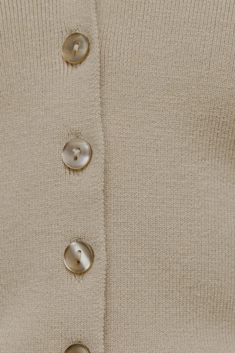 Cardigan à col en V