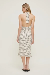 Elena Halter Midi Dress