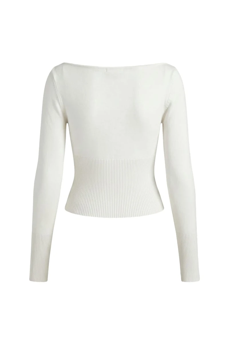 Ryan Fitted Boatneck Sweater