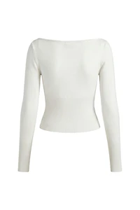 Ryan Fitted Boatneck Sweater