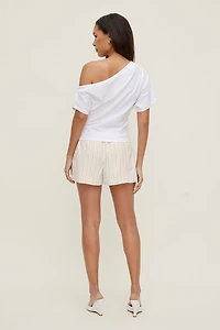 Linen High Rise Shorts
