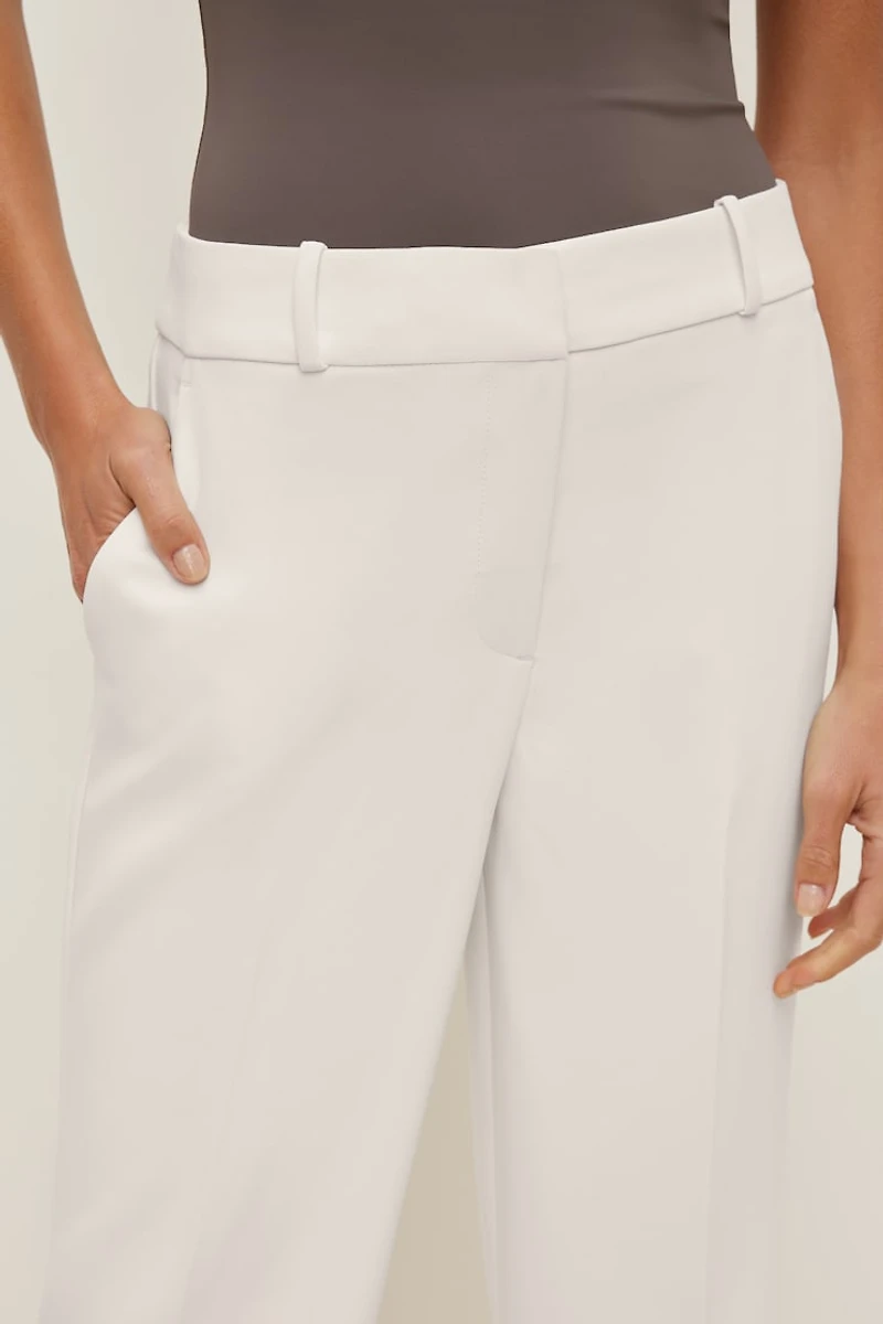 Camelia Crepe Straight Leg Pants