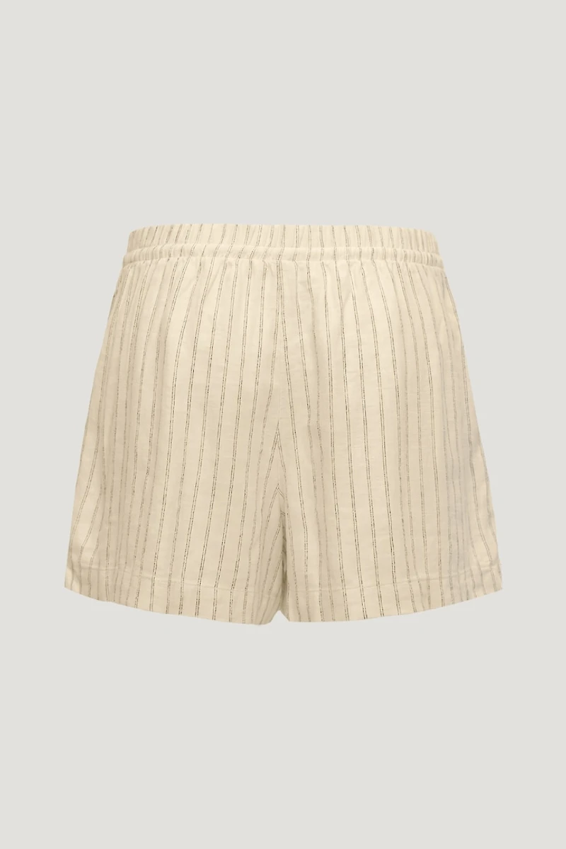 Linen High Rise Shorts
