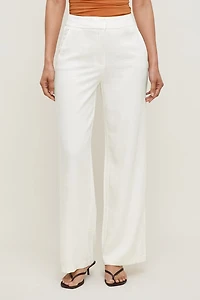 Yasmin Linen Straight Leg Pants
