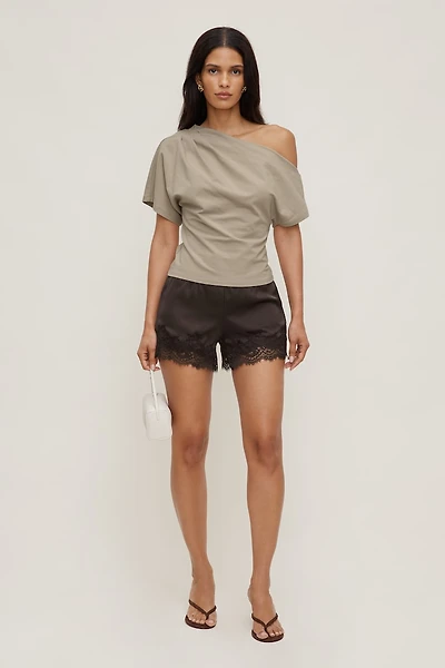 Lace Satin Shorts