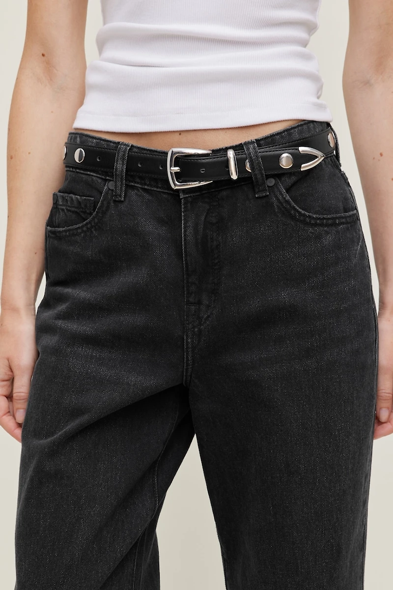 Studded Western Belt
