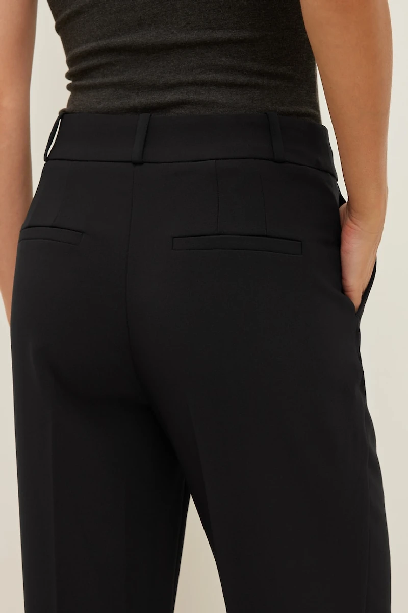Camelia Crepe Straight Leg Pants