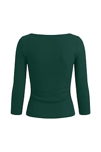 SnatchRib 3/4 Sleeve Top