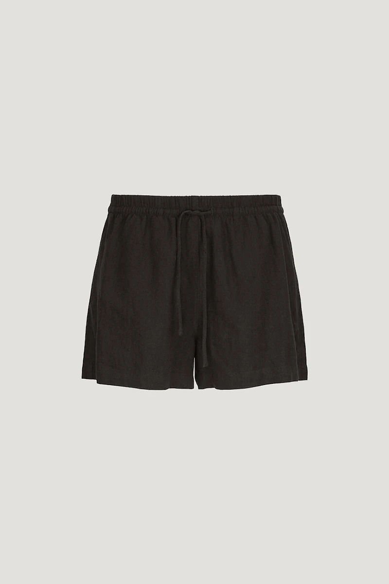 Linen High Rise Shorts