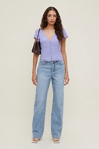 Flutter Sleeve Blouse