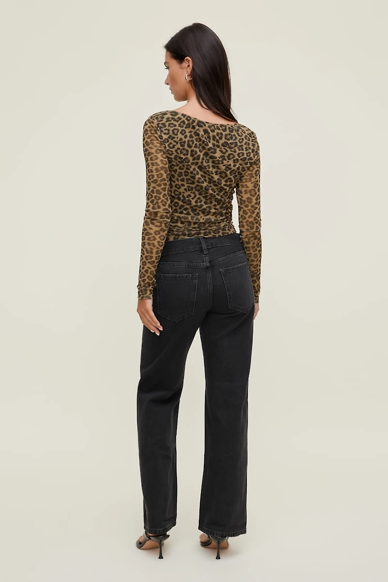 Stella Mesh Long Sleeve Top