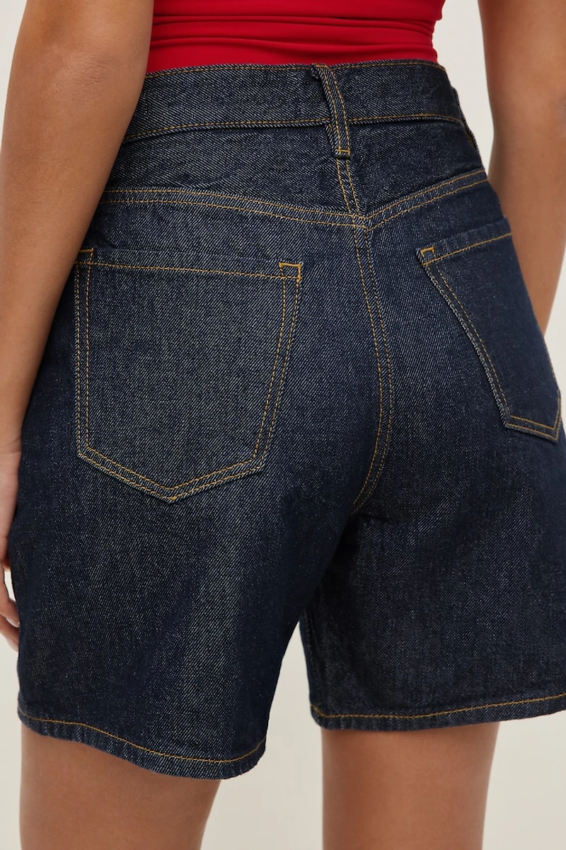 Harper High Rise Denim Shorts