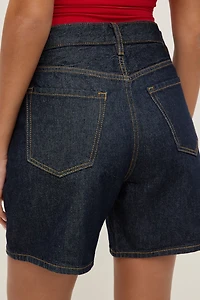 Harper High Rise Denim Shorts