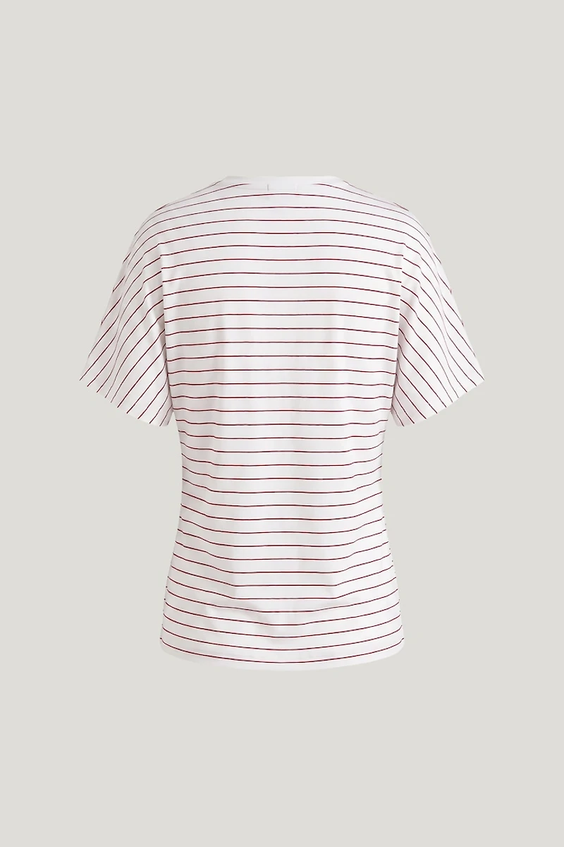 Andrea Striped Cotton T Shirt
