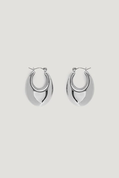 Elongated Chunky Drop Earrings