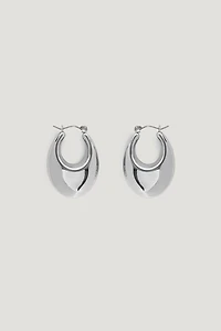 Elongated Chunky Drop Earrings