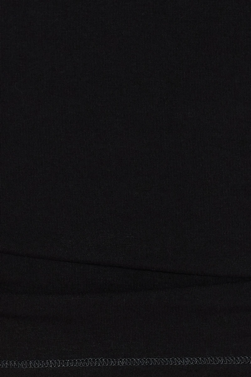 StretchTerry™ Cropped Crewneck Top