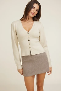 Cardigan à taille cintrée