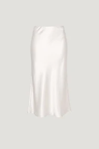 Delila Satin Midi Skirt