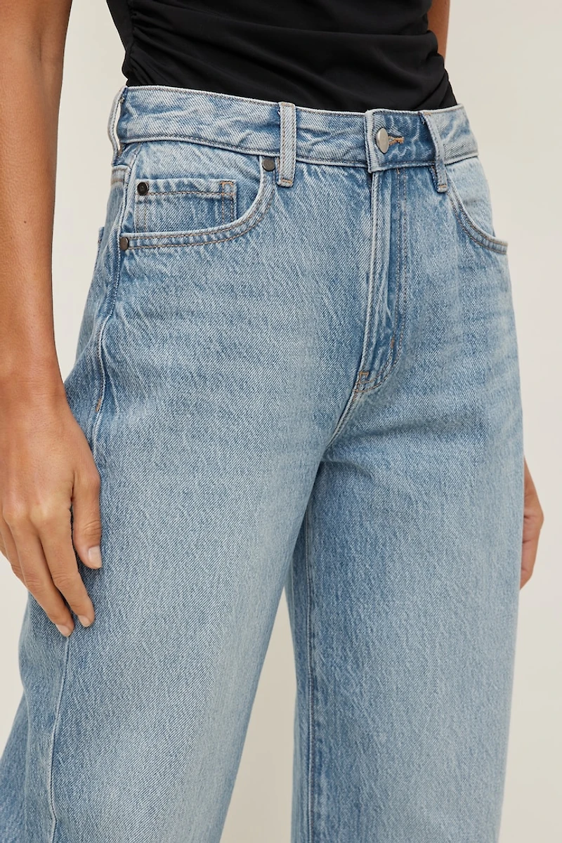 Kennedy High Rise Barrel Leg Jeans