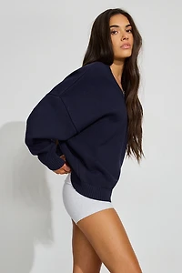 V-Neck Oversized Sweater