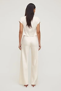 Izzy Wide Leg Satin Pants