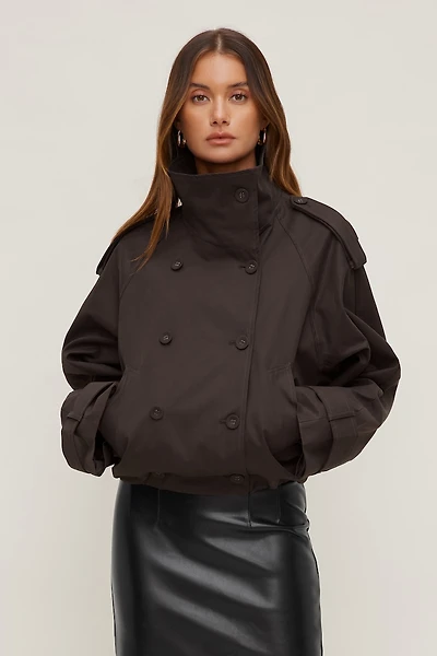 Siena Trench Bomber Jacket