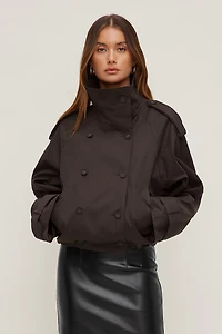 Siena Trench Bomber Jacket