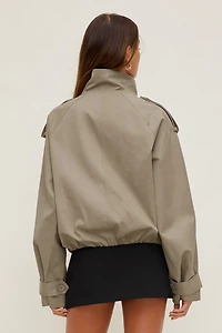 Siena Trench Bomber Jacket