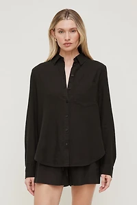 Isla Oversized Linen Shirt