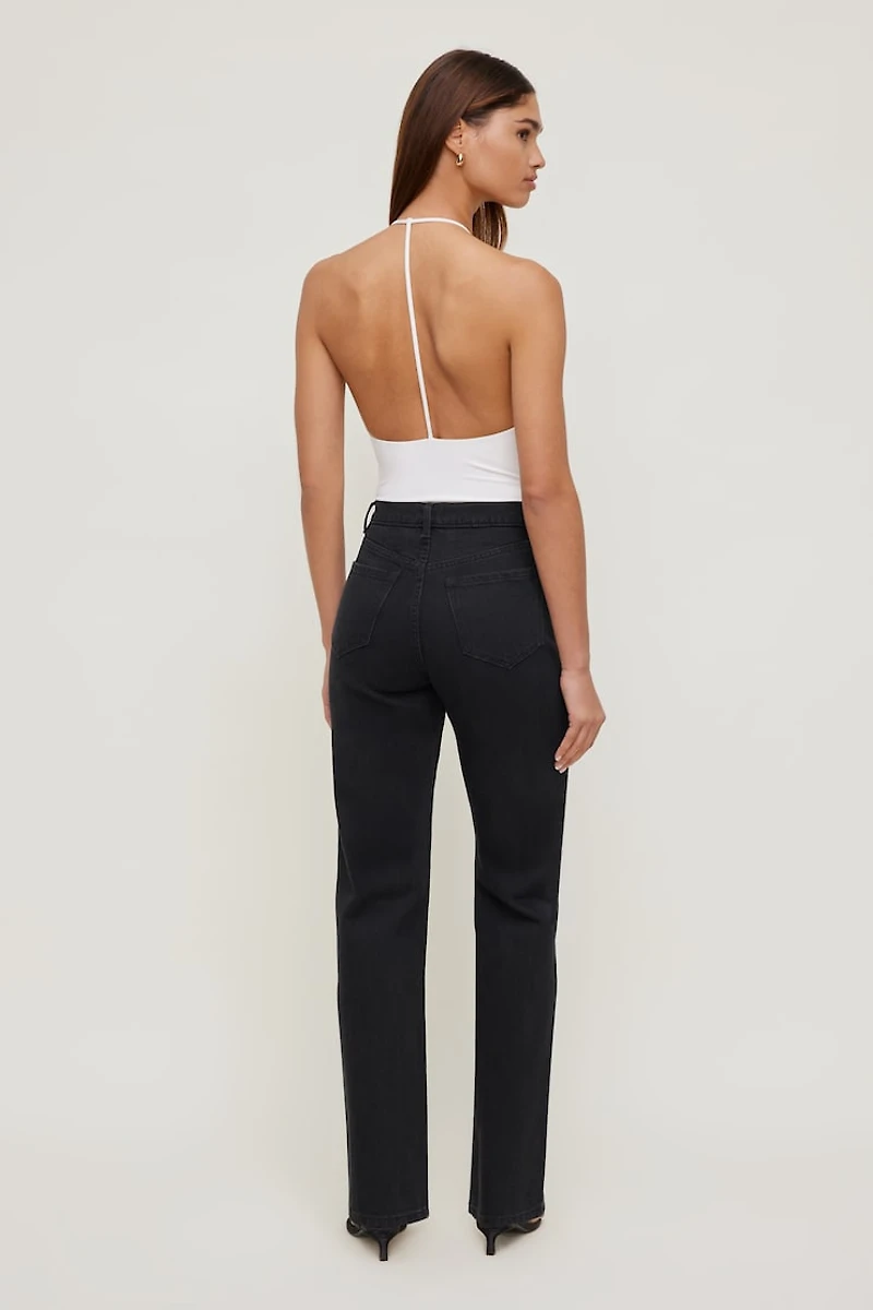Olivia Comfort High Rise Straight Leg Jeans