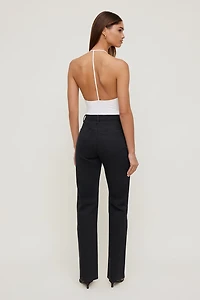 Olivia Comfort High Rise Straight Leg Jeans