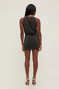 Minirobe sculptante avec entaille