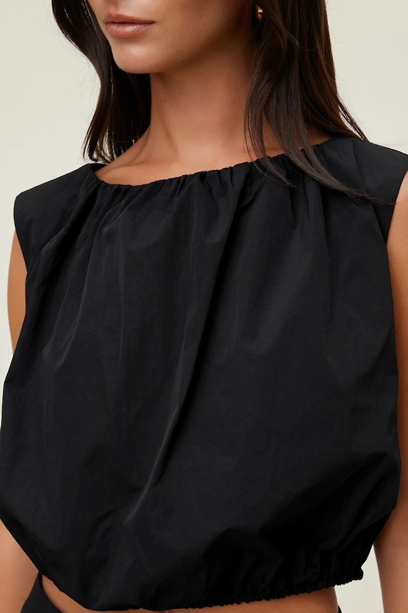 Haut bouffant en nylon