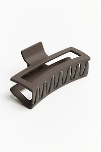 Grosse pince à cheveux rectangulaire
