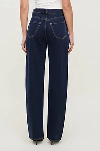 Mika Mid Rise Relaxed Straight Leg Jeans