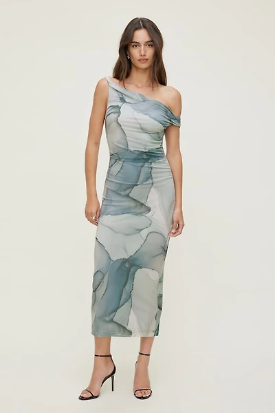 Jayde Mesh Midi Dress