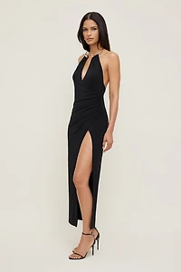 Sculpt Necklace Maxi Dress