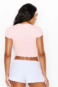 SuperSoft Crewneck Cropped T-Shirt