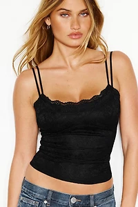 Double Layer Lace Cami Top