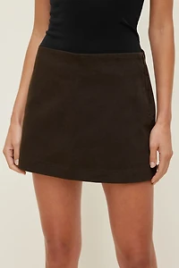 Stacie Denim Mini Skort