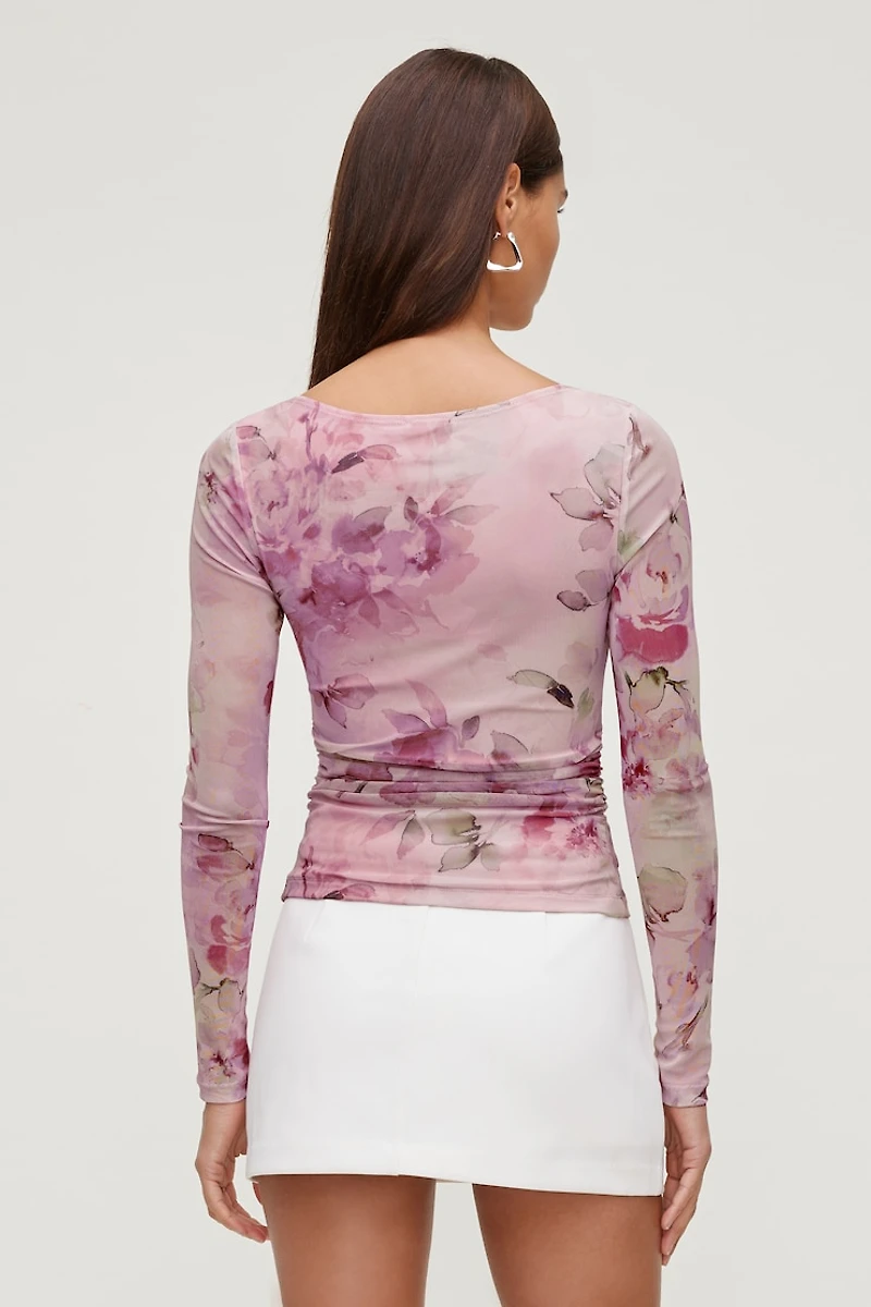 Stella Long Sleeve Mesh Top