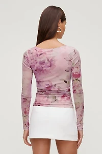 Stella Long Sleeve Mesh Top