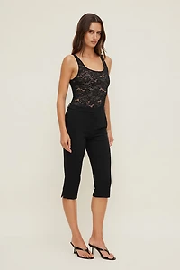 Scoop Neck Lace Bodysuit