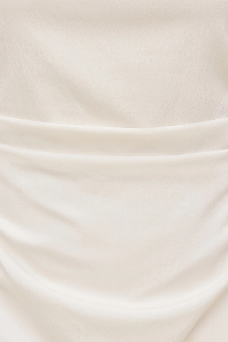Cowl Halter Mini Dress