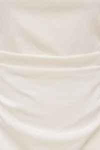 Cowl Halter Mini Dress